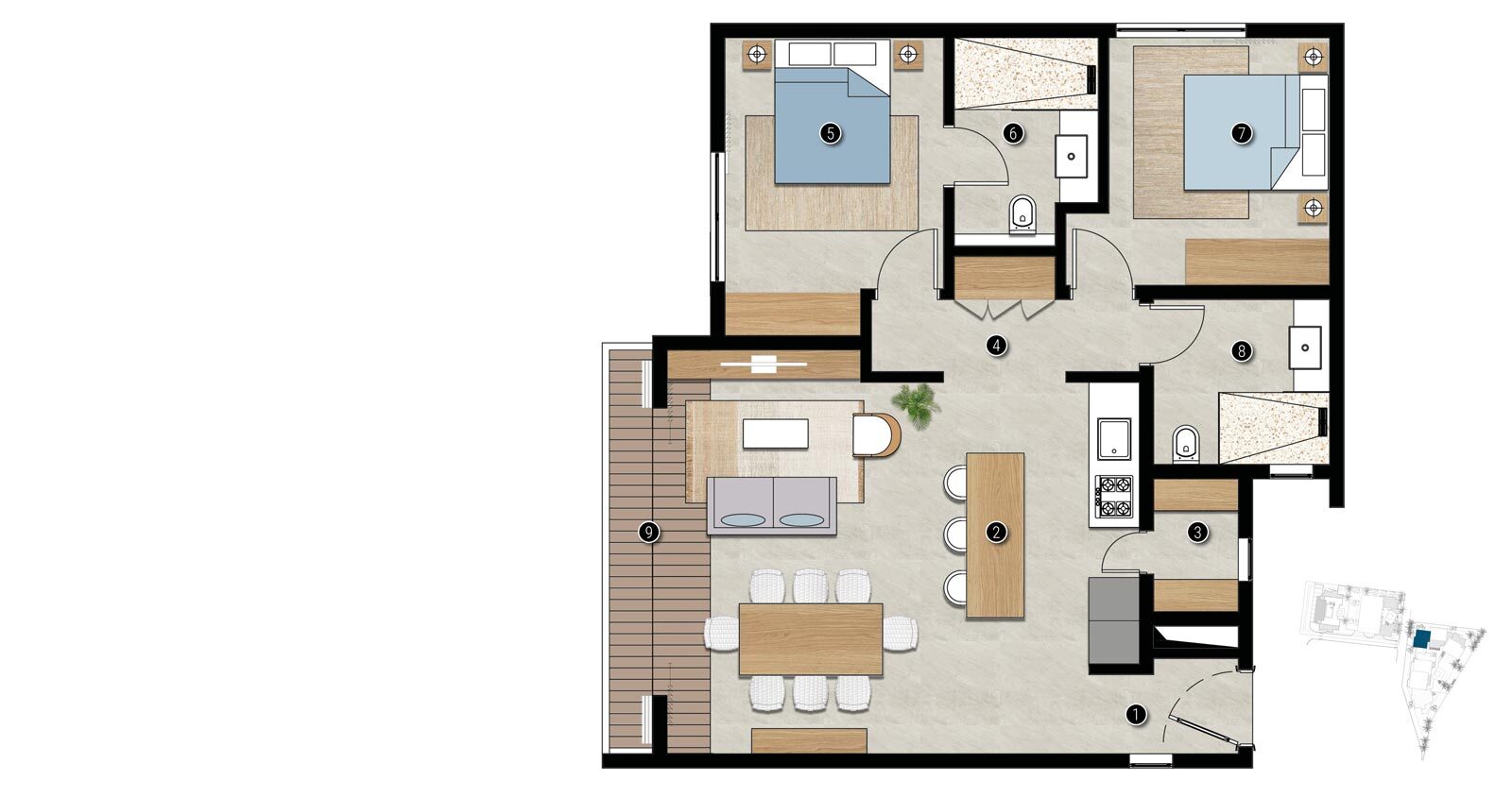 2futures sunsetcove floorplan c001 c201 type2 2br