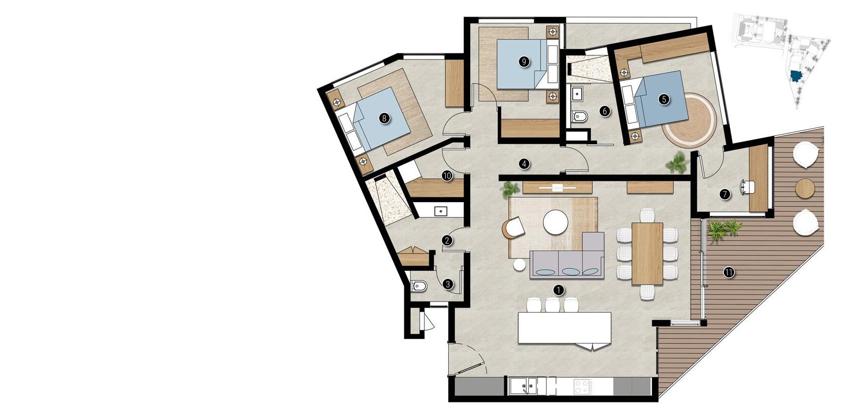 2futures sunsetcove floorplan d101 d203 type4 3br
