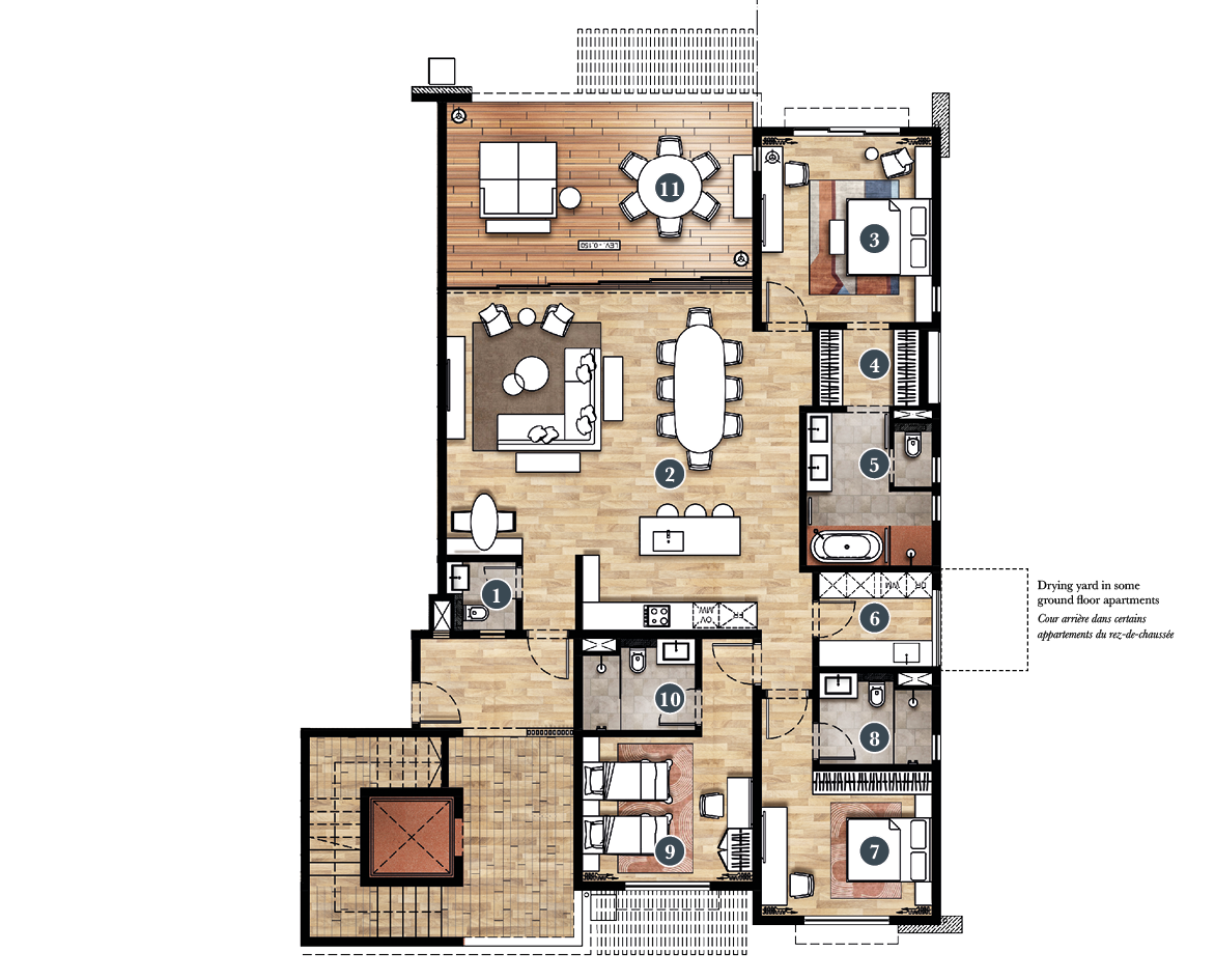 Infinity By The Sea - 3-Bedroom Premium Apartment