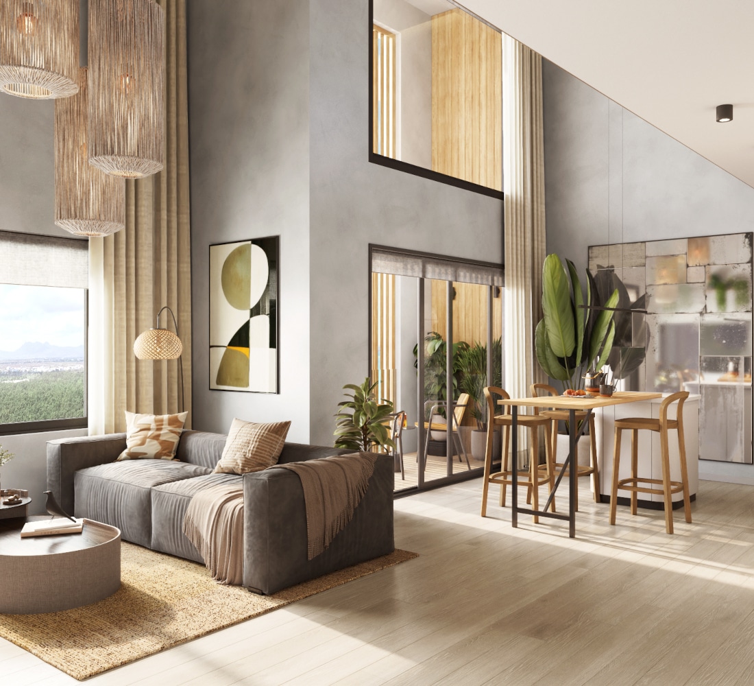 eQ Residences - 2-bedroom apartment - Pointe aux Cannoniers - G+2 - For Sale